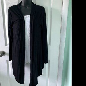 Not Too Thin, Not Too Thick, Black Cardigan Size S